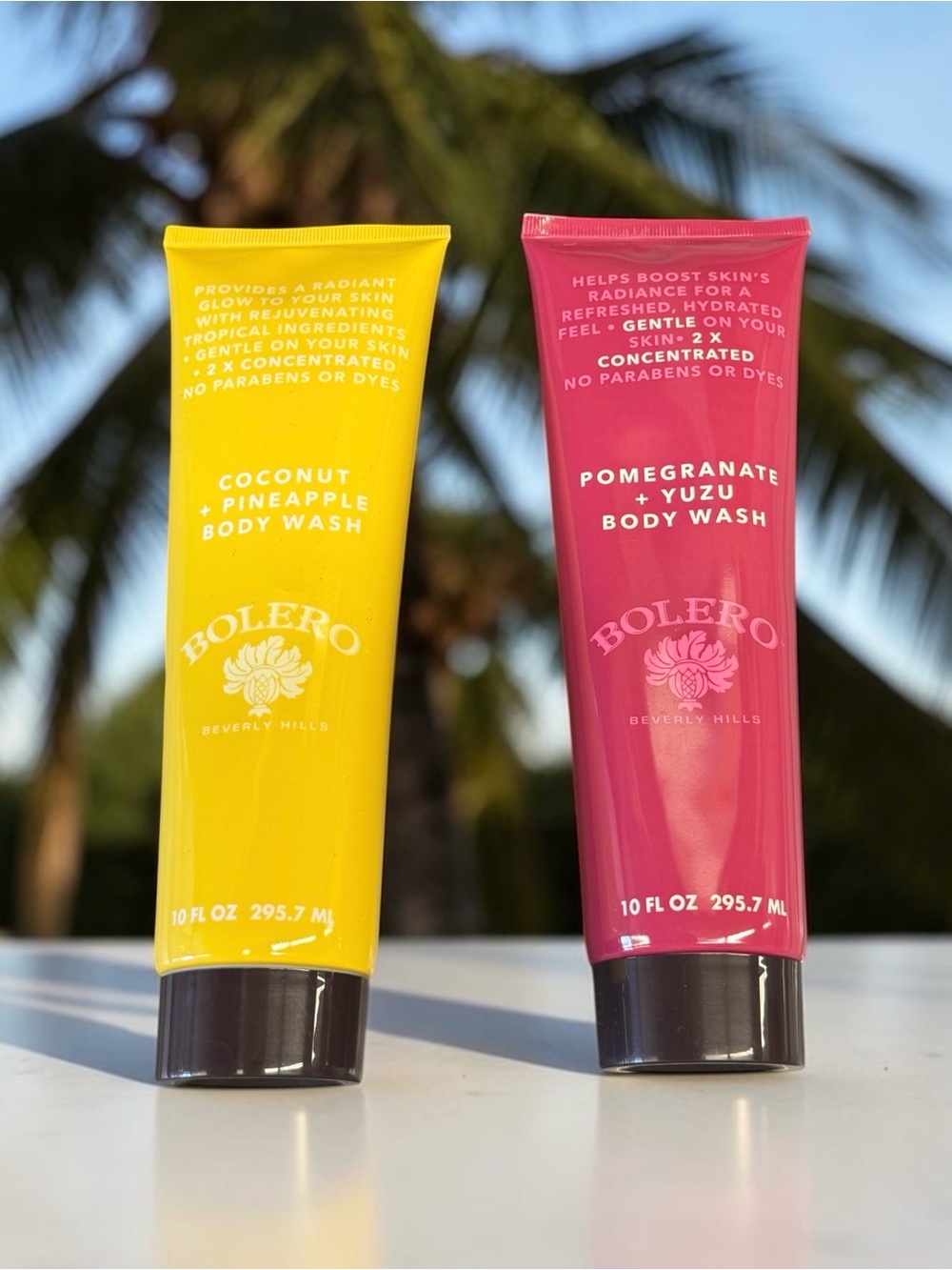 🫶🏻 Bolero Beverly Hills Pomegranate + Yuzu/Coconut Pineapple Body Wash Set